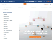 Tablet Screenshot of homedesignshops.nl